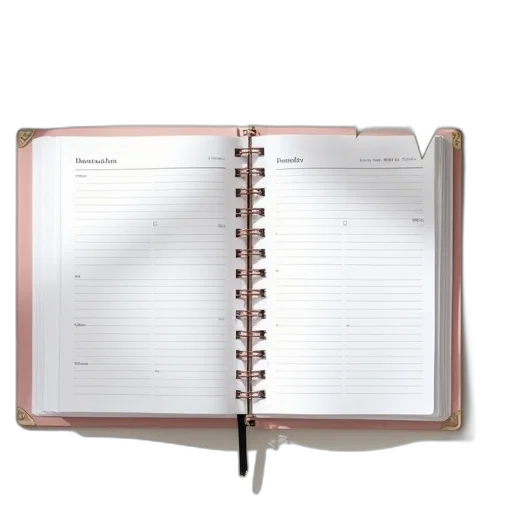 home, business, planner, six transparent PNG cut-out