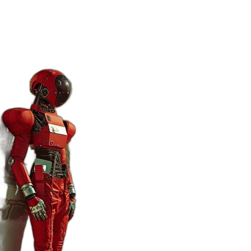 robot, weapon, 3d render, concept art transparent PNG cut-out