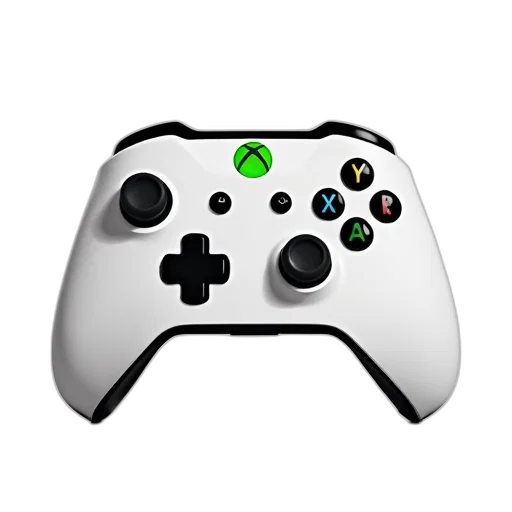 3d render, green, white, xbox transparent PNG cut-out