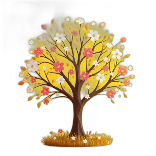 tree, crown, jewelry, 3d render transparent PNG cut-out