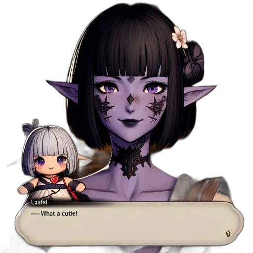 staff, creature, mask, fantasy art transparent PNG cut-out