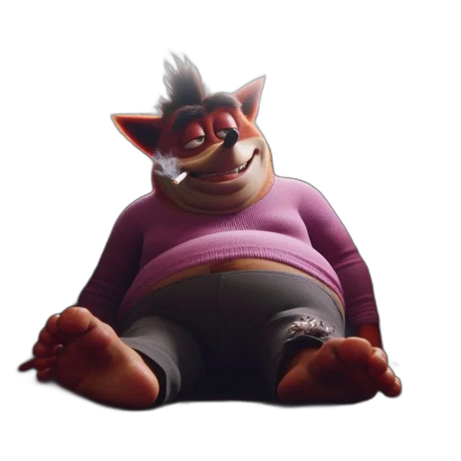 animal, creature, jacket, staff transparent PNG cut-out