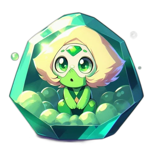 jewelry, crown, creature, staff transparent PNG cut-out