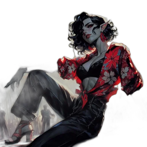 dress, comic book art, concept art, fantasy art transparent PNG cut-out