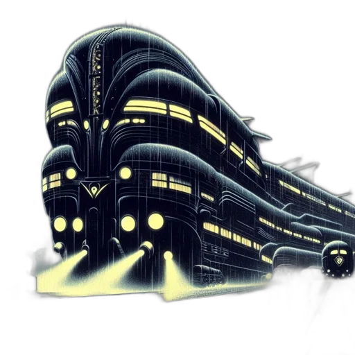 building, car, hair, concept art transparent PNG cut-out