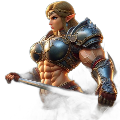sword, weapon, staff, fantasy art transparent PNG cut-out