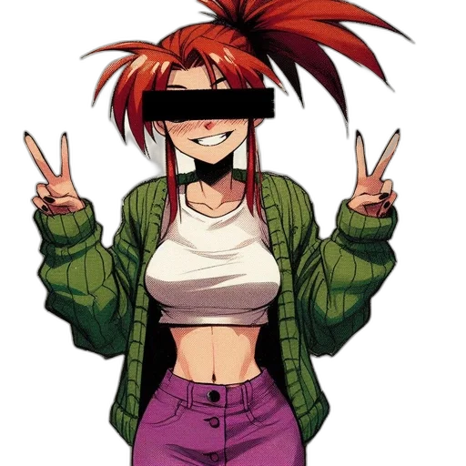 jacket, cyberpunk, comic book art, cartoon transparent PNG cut-out
