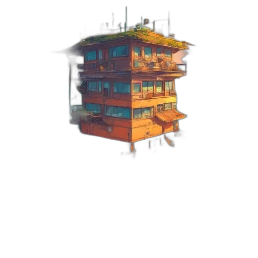 building, furniture, robot, hat transparent PNG cut-out