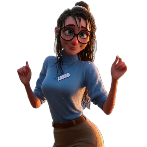 staff, dress, robot, animal transparent PNG cut-out