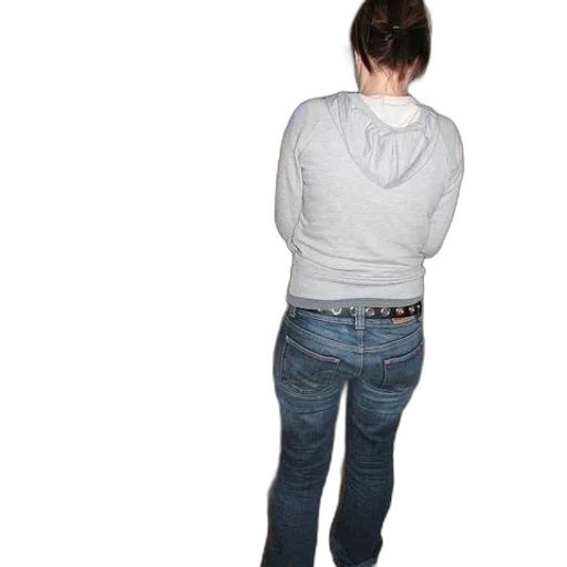 jacket, staff, dress, hair transparent PNG cut-out