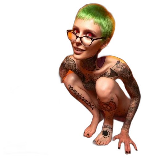 creature, animal, hair, concept art transparent PNG cut-out