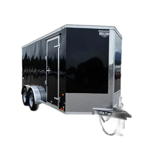 3d render, concept art, black, trailer transparent PNG cut-out