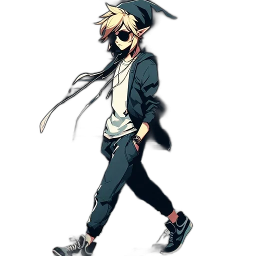staff, jacket, weapon, hat transparent PNG cut-out