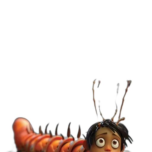 creature, animal, hair, robot transparent PNG cut-out