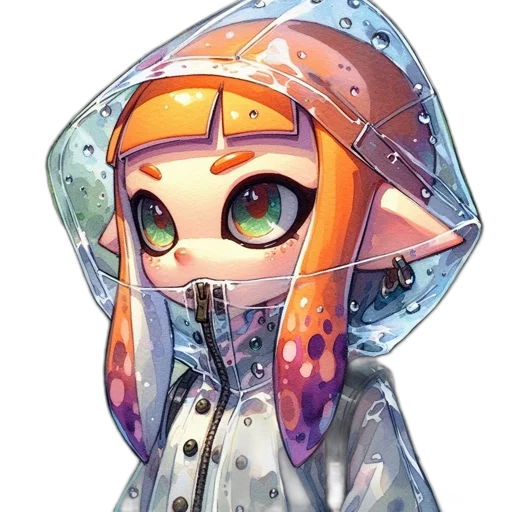 jacket, staff, umbrella, dress transparent PNG cut-out