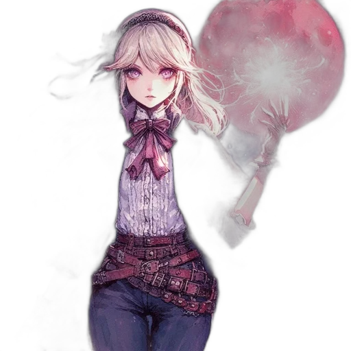 staff, jacket, dress, flower transparent PNG cut-out