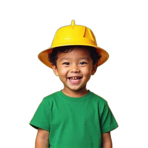 hat, staff, face, robot transparent PNG cut-out