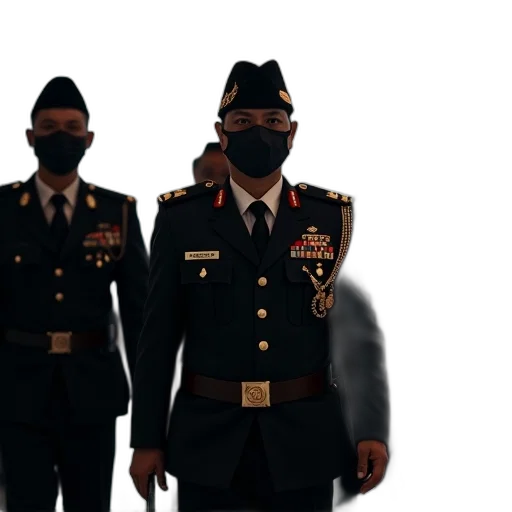 mask, jacket, staff, face transparent PNG cut-out