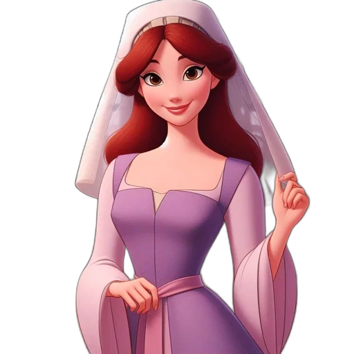dress, crown, jewelry, cartoon transparent PNG cut-out