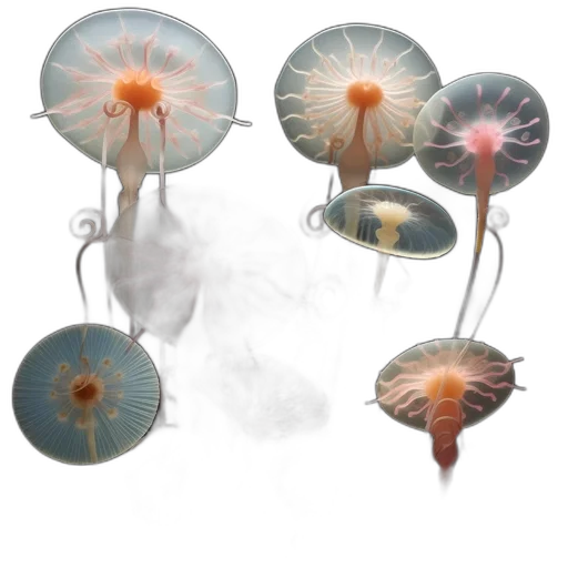 flower, crown, umbrella, hair transparent PNG cut-out