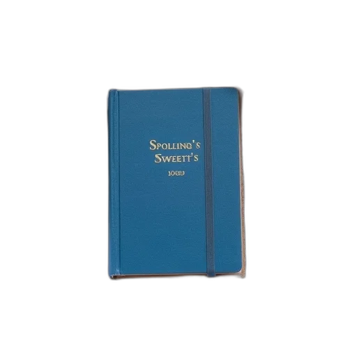 blue, book, sitting, corner transparent PNG cut-out