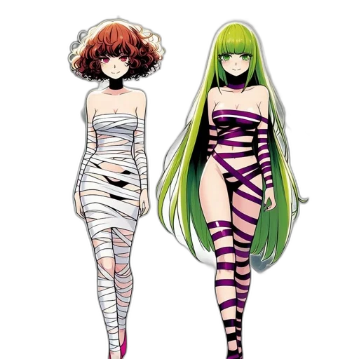 dress, concept art, anime, pixel art transparent PNG cut-out