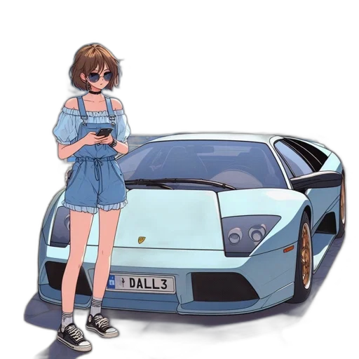 car, dress, jacket, robot transparent PNG cut-out