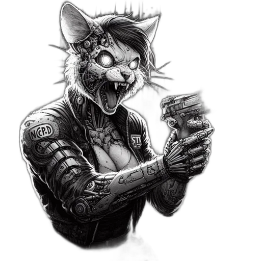 jacket, staff, weapon, animal transparent PNG cut-out