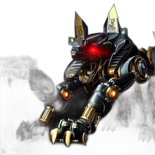 robot, weapon, animal, dragon transparent PNG cut-out