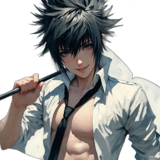 staff, weapon, sword, jacket transparent PNG cut-out