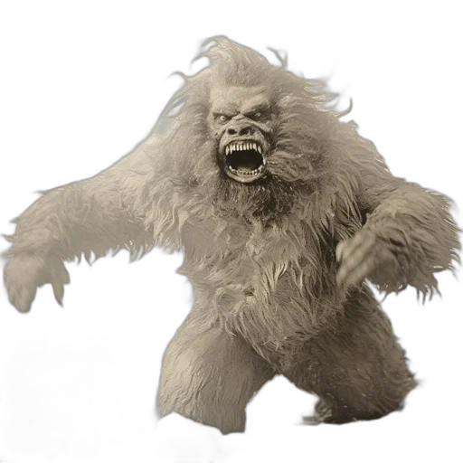 creature, animal, mask, hair transparent PNG cut-out