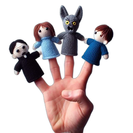 3d render, extended, hand, displays transparent PNG cut-out