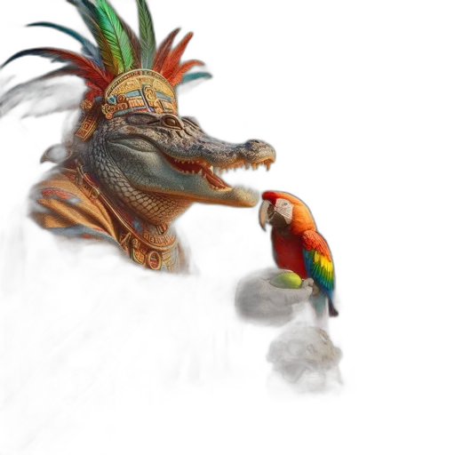 dragon, creature, animal, staff transparent PNG cut-out