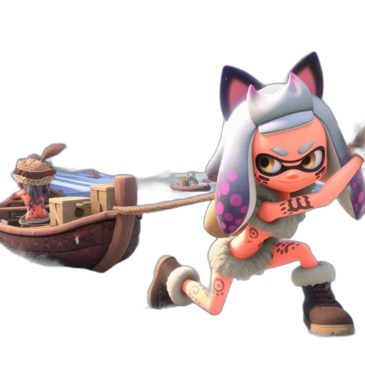 weapon, staff, animal, creature transparent PNG cut-out