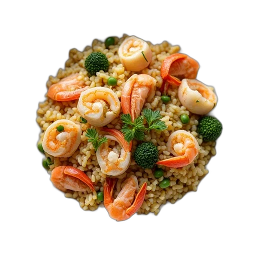 food, bowl, filled, risotto transparent PNG cut-out