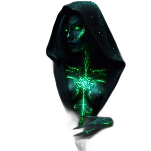 staff, jacket, mask, jewelry transparent PNG cut-out