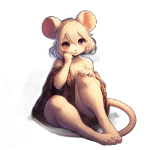 animal, creature, staff, dress transparent PNG cut-out