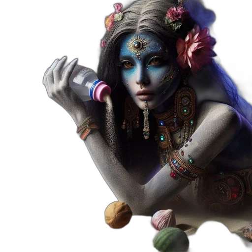 jewelry, mask, fantasy art, concept art transparent PNG cut-out