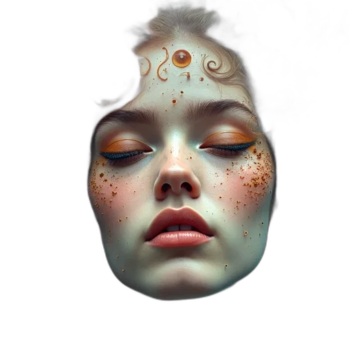 mask, face, crown, creature transparent PNG cut-out