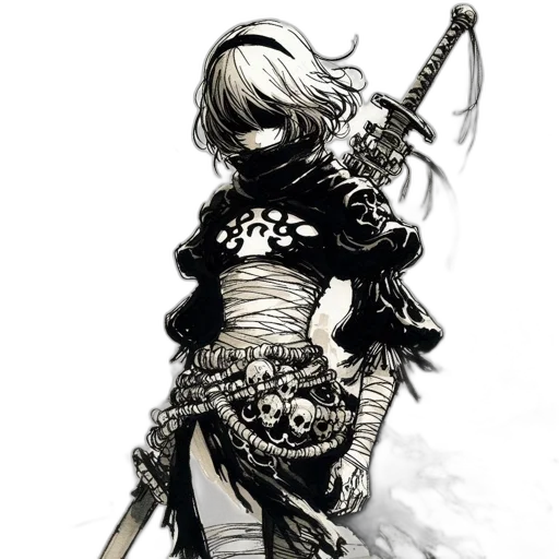 sword, weapon, staff, fantasy art transparent PNG cut-out