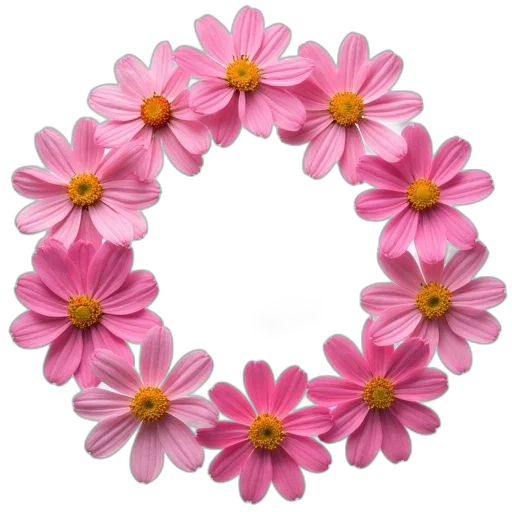 jewelry, flower, crown, 3d render transparent PNG cut-out