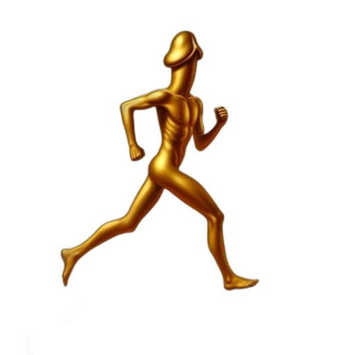 3d render, photorealistic, concept art, golden transparent PNG cut-out