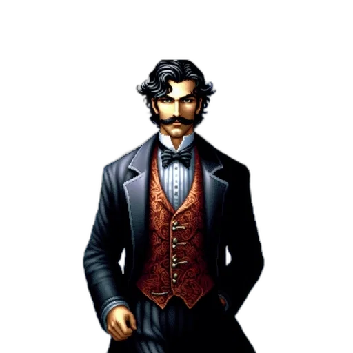 staff, face, pixel art, concept art transparent PNG cut-out