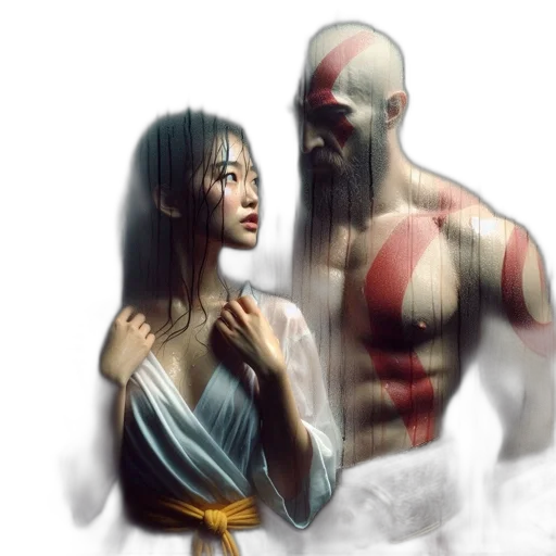 concept art, fantasy art, comic book art, photorealistic transparent PNG cut-out