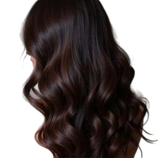 hair, crown, photorealistic, dark transparent PNG cut-out