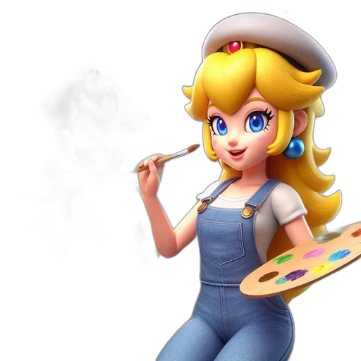 dress, staff, concept art, 3d render transparent PNG cut-out