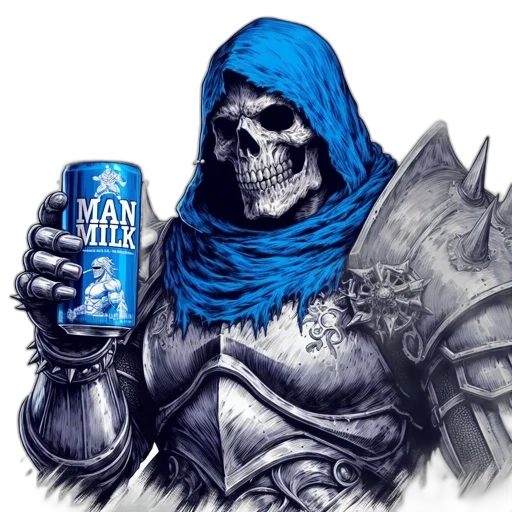 fantasy art, concept art, vaporwave, blue transparent PNG cut-out