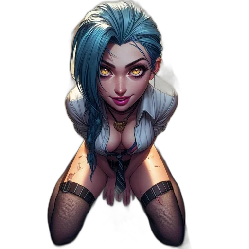 comic book art, concept art, fantasy art, cyberpunk transparent PNG cut-out