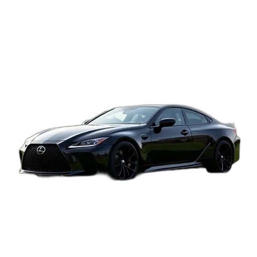 car, photorealistic, 3d render, black transparent PNG cut-out