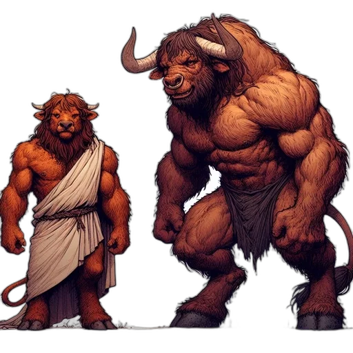 concept art, fantasy art, comic book art, anthropomorphic transparent PNG cut-out